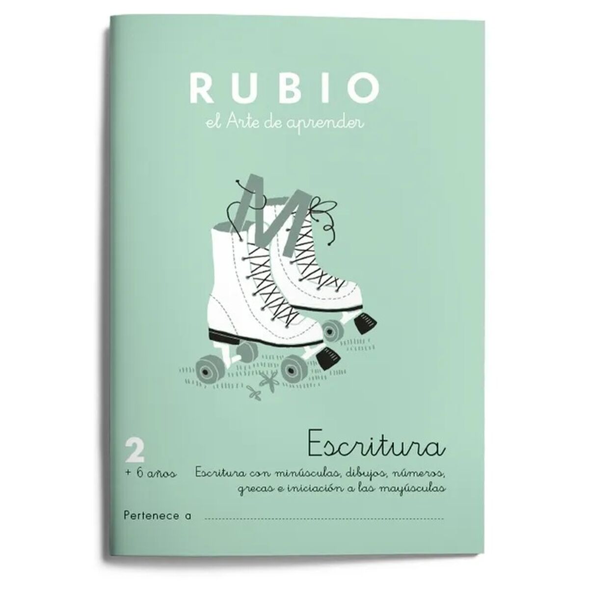 Schreib- und Kalligraphie-Notizbuch Rubio Nº2 A5 Spanisch 20 Blatt (10 Stück)