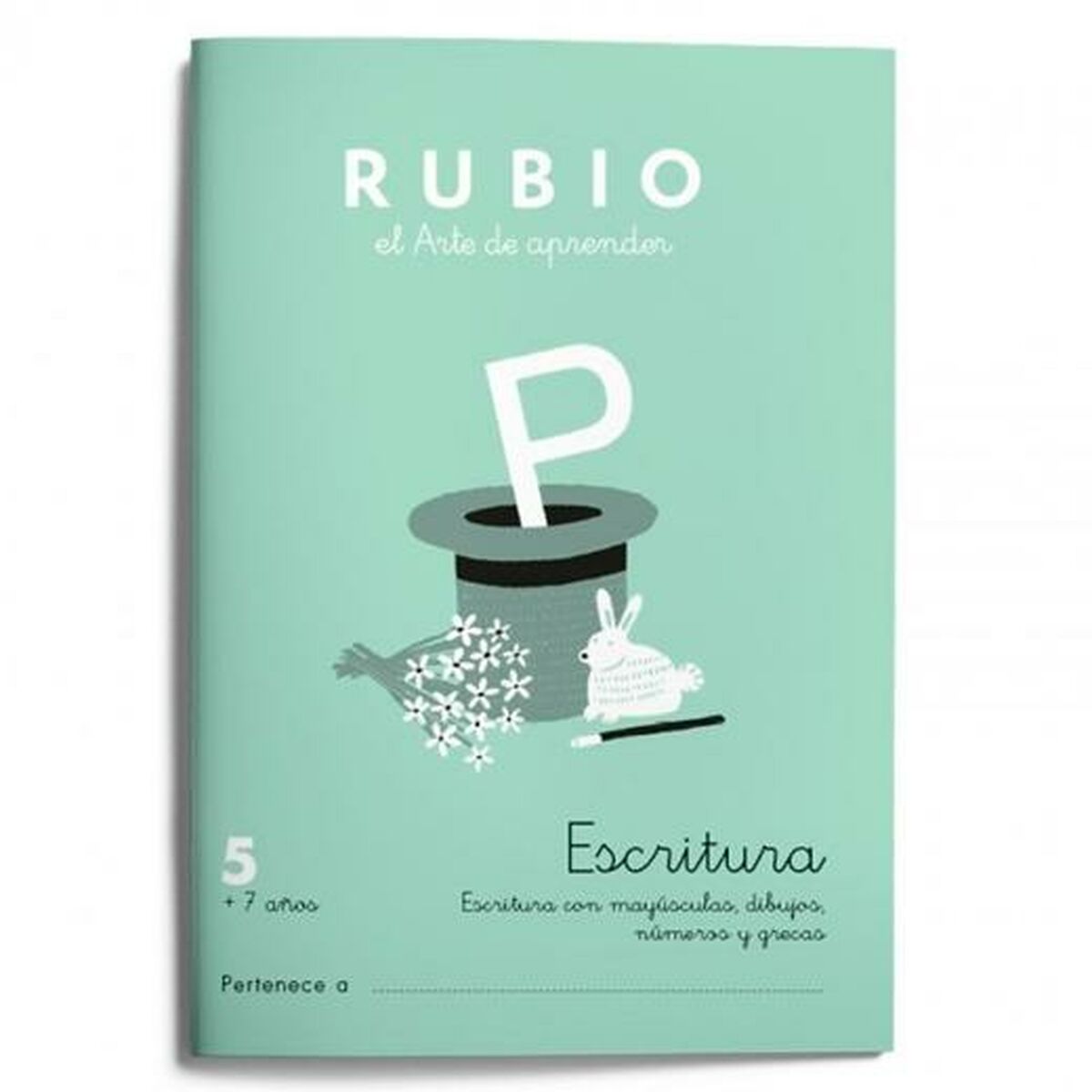 Cahier d'écriture et de calligraphie Rubio Nº05 A5 Espagnol 20 Volets (10 Unités)