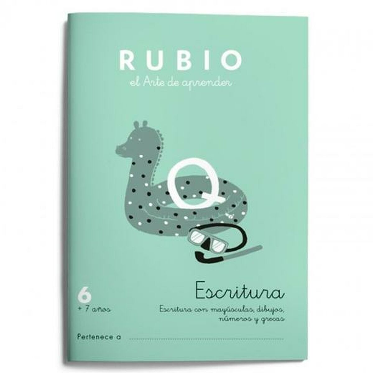 Writing and calligraphy notebook Rubio Nº06 A5 Spanish 20 Sheets (10 Units)