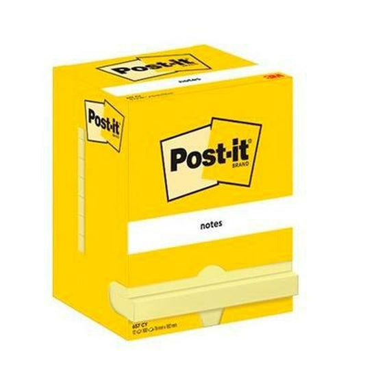 Sticky Notes Post-it 657 Yellow 12 Pieces 76 x 102 mm