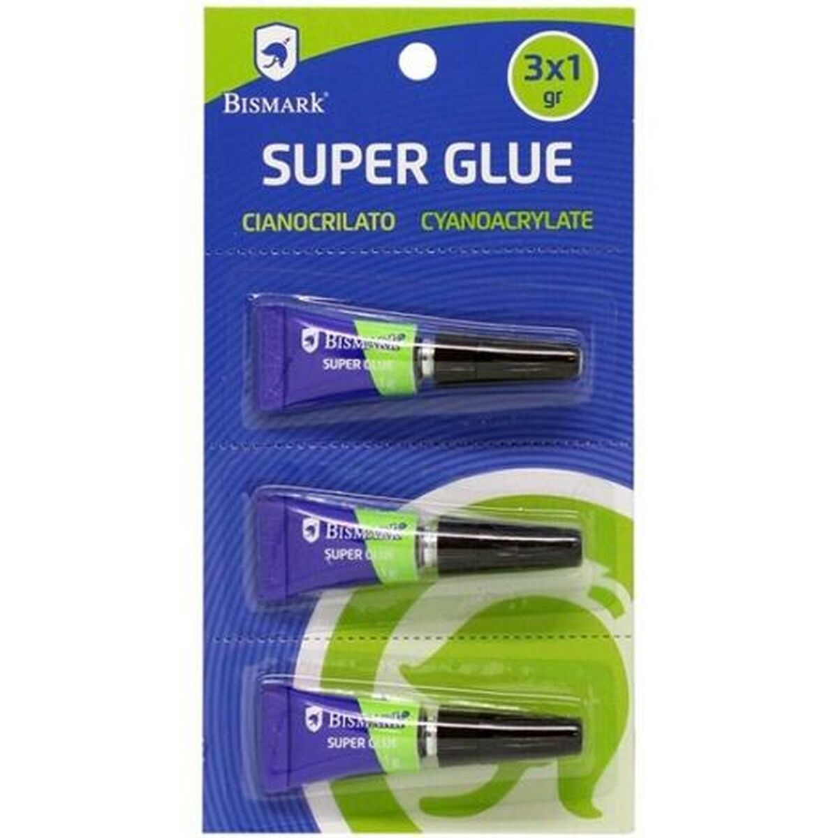 Adhésif instantané Bismark Super Glue 1 g (24 Unités)