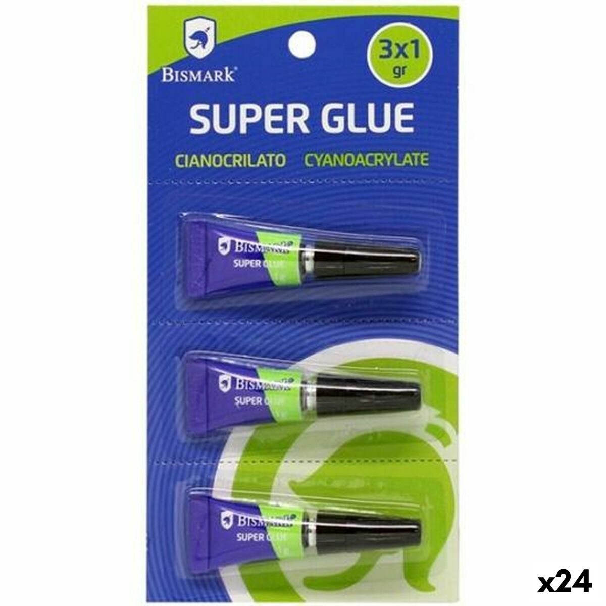 Sekundenkleber Bismark Super Glue 1 g (24 Stück)