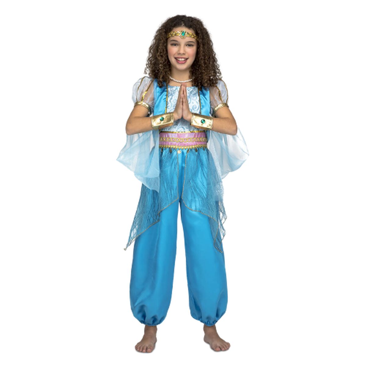 Costume for Children My Other Me Turquoise Arab Princess