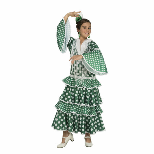 Verkleidung für Kinder My Other Me Giralda Flamenco-Tänzerin grün