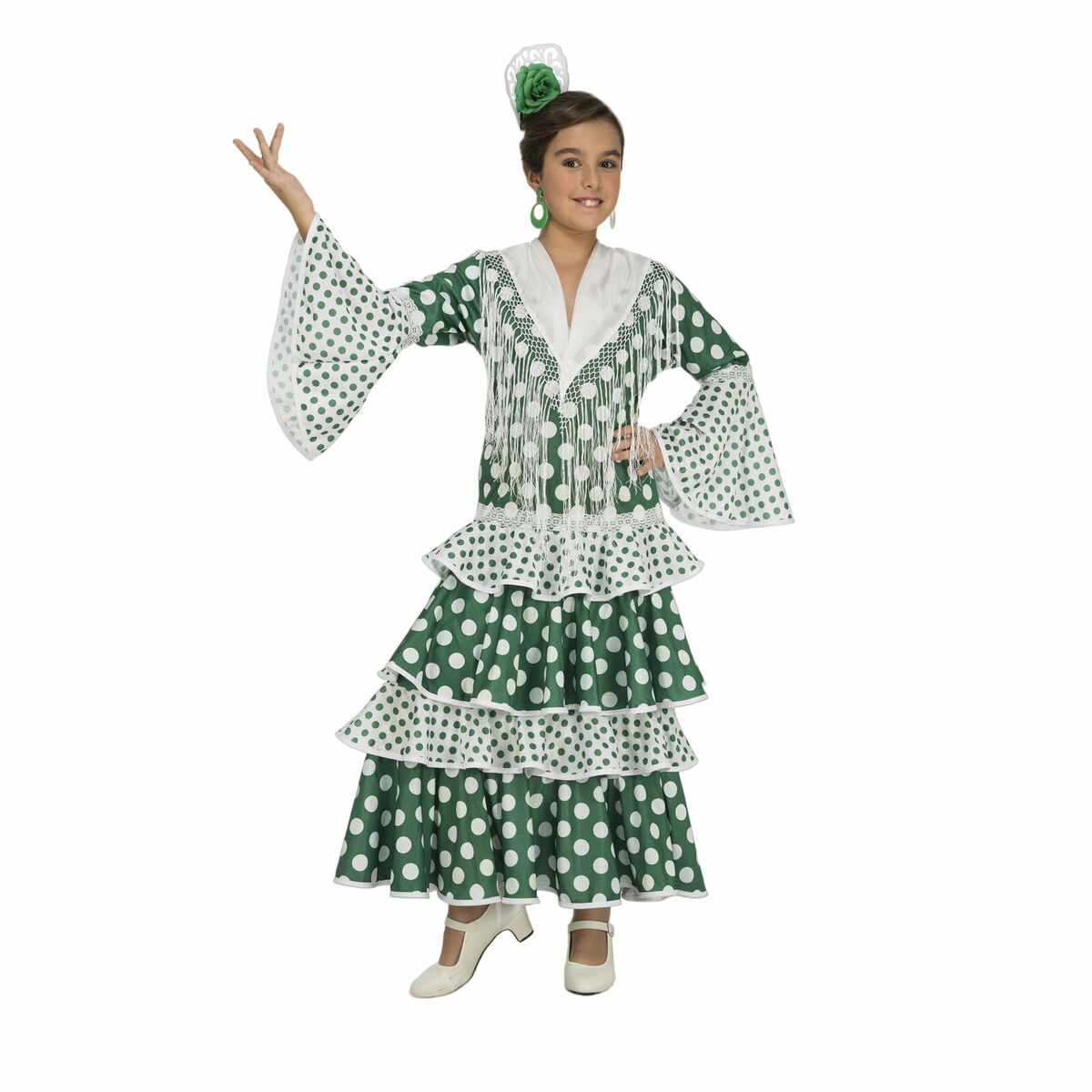 Verkleidung für Kinder My Other Me Feria grün Flamenco-Tänzerin (1 Stücke)