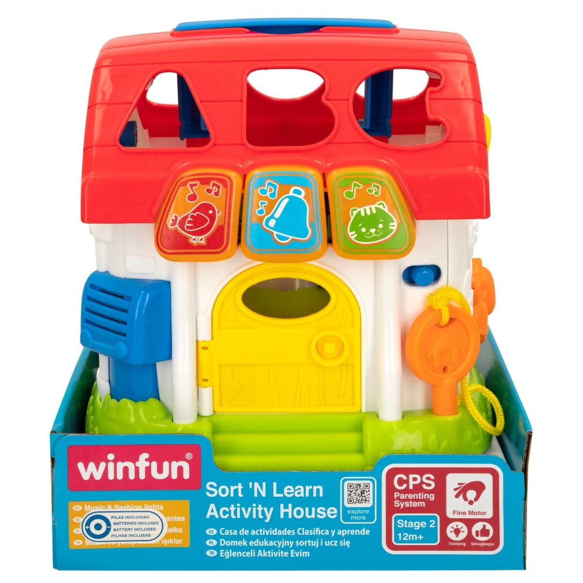 Baby toy Winfun House 18 x 22 x 18 cm (4 Units)