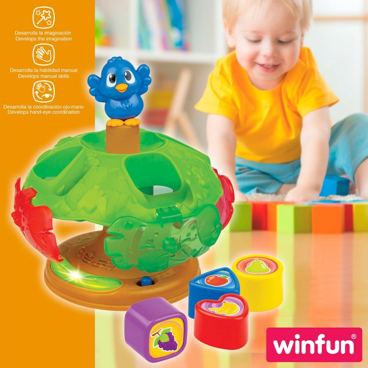 Baby toy Winfun 4 Units 19 x 21 x 19 cm