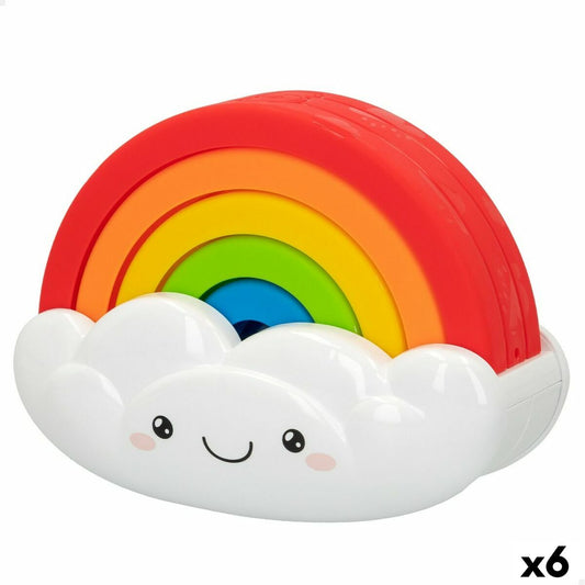 Geschicklichkeitsspiel für Babys PlayGo Regenbogen 6 Stücke 21,5 x 16 x 8,5 cm (6 Stück)