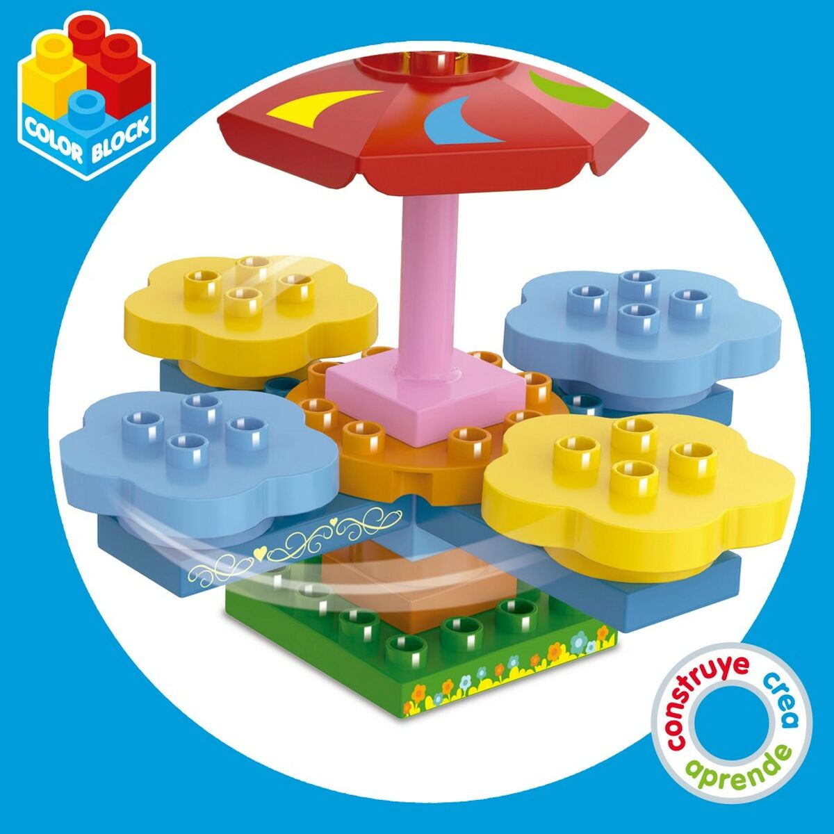 Set de construction Colorbaby Playground 50 Pièces (2 Unités)