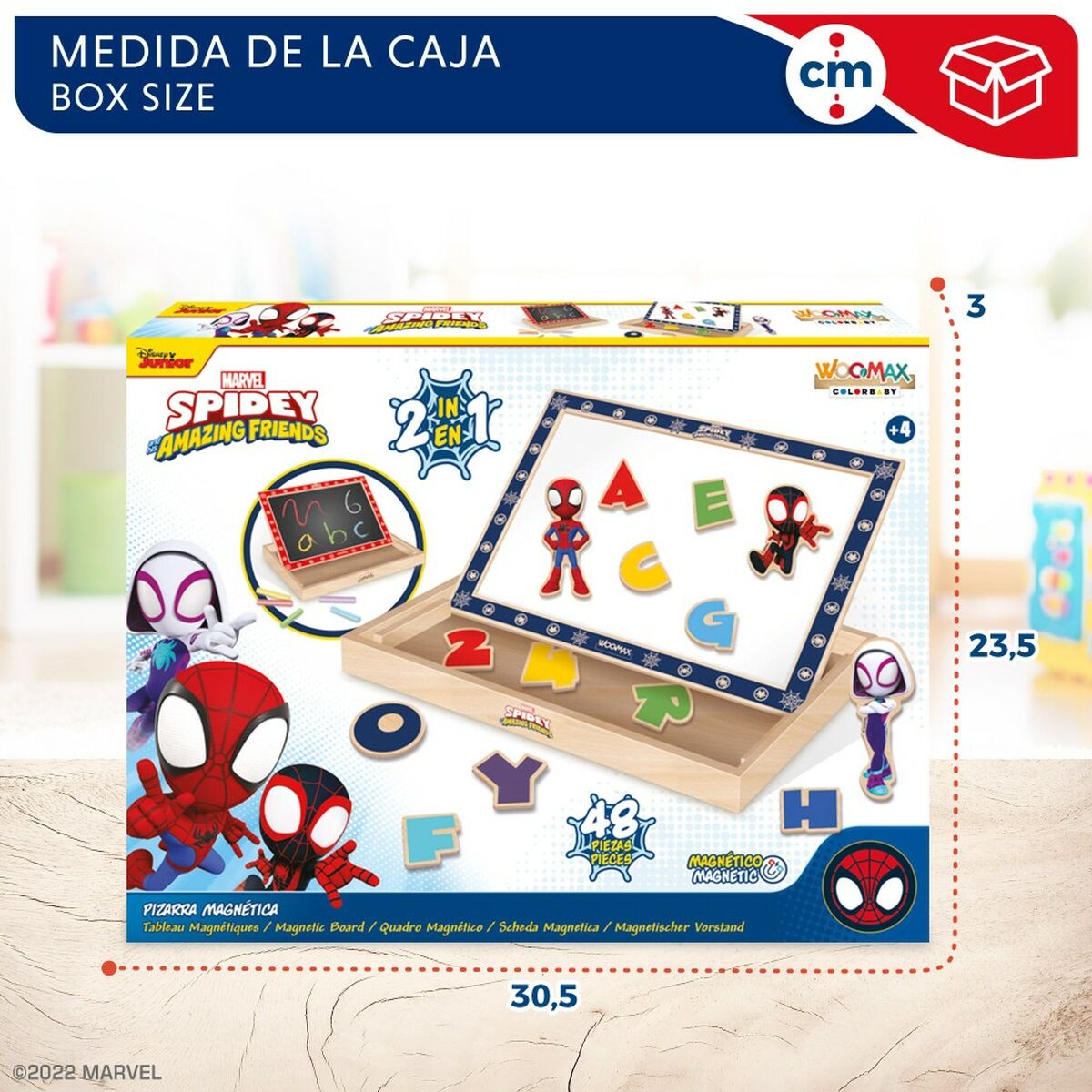 Magnetic board Spider-Man (6 Units)