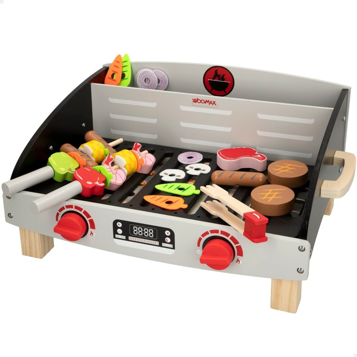 Spielzeug-Grill Woomax 50,5 x 23,5 x 34 cm Spielzeug (2 Stück)