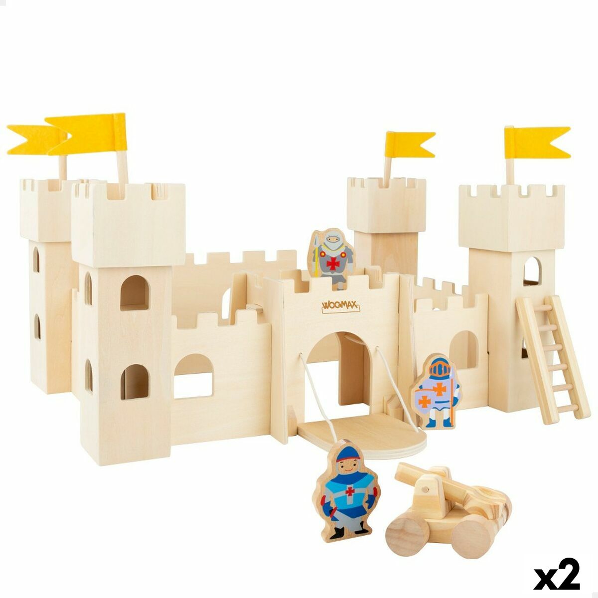 Castle Woomax Toy 9 Pieces 2 Units