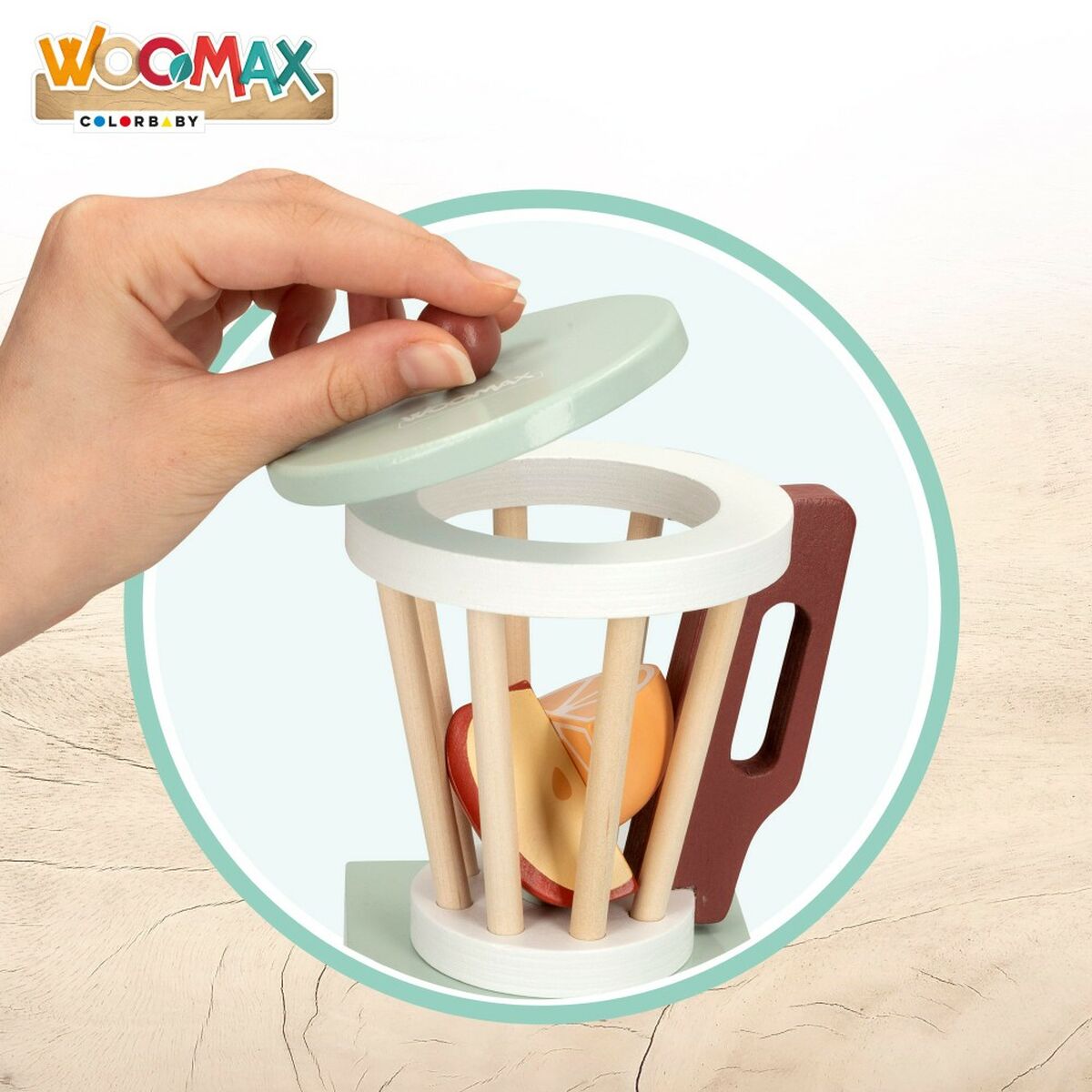 Toy blender Woomax 6 Pieces 11,5 x 17,5 x 11,5 cm (6 Units)