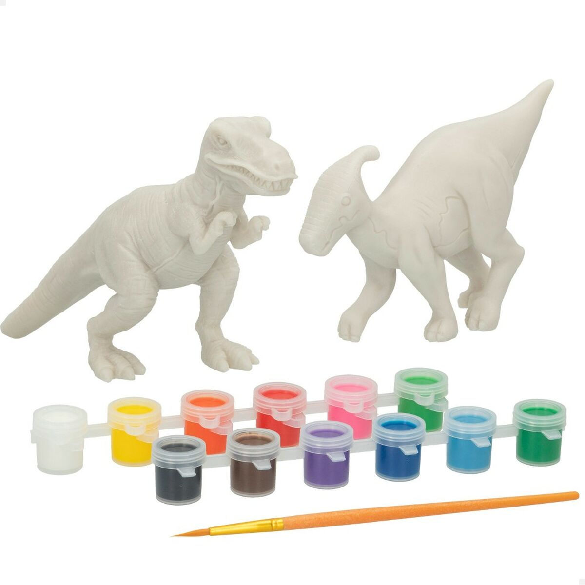 Set 2 Dinosaurier PlayGo 15 Stücke 6 Stück 14,5 x 9,5 x 5 cm Dinosaurier Zum Malen
