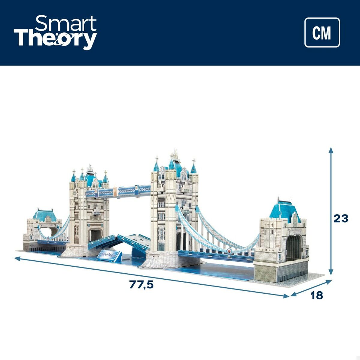 3D Puzzle Colorbaby Tower Bridge 120 Pieces 77,5 x 23 x 18 cm (6 Units)