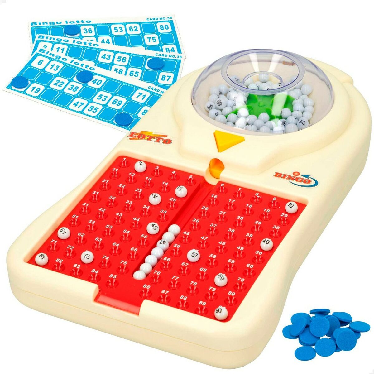 Automatic Bingo Colorbaby   Cardboard Plastic (6 Units)