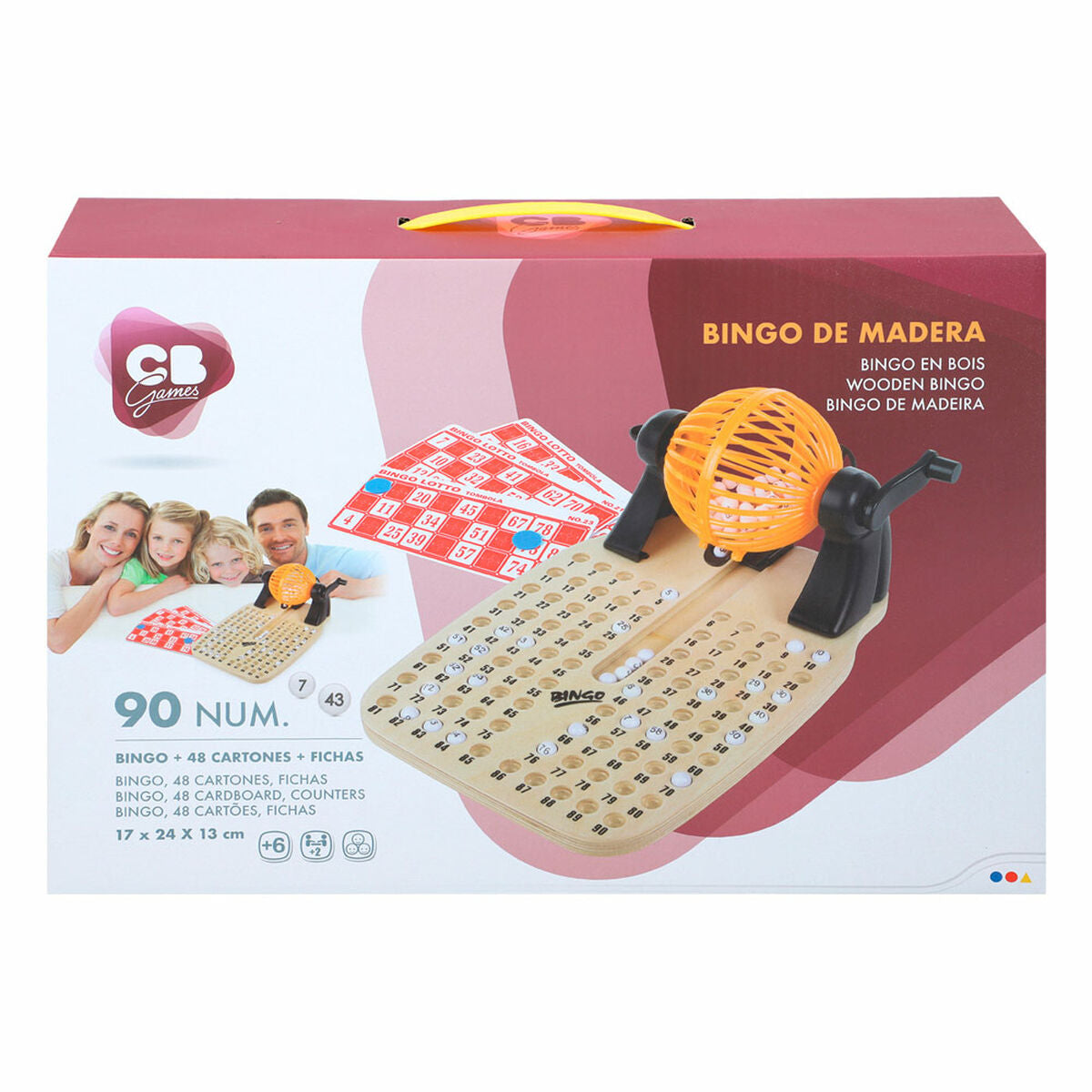 Bingo Colorbaby Bois Plastique (6 Unités)