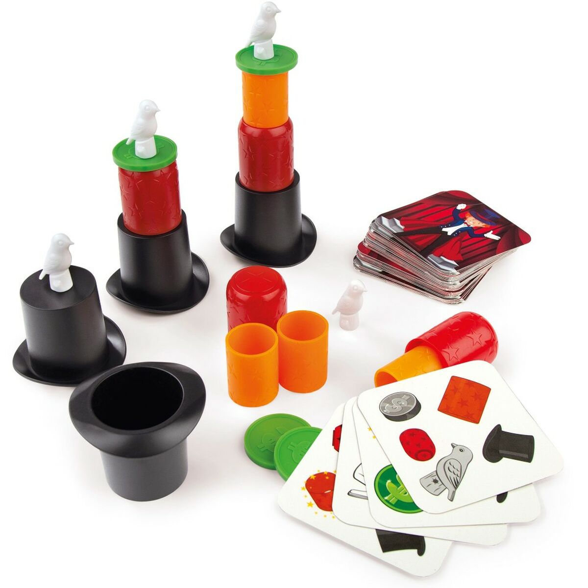 Tischspiel Colorbaby Zylinder (6 Stück)