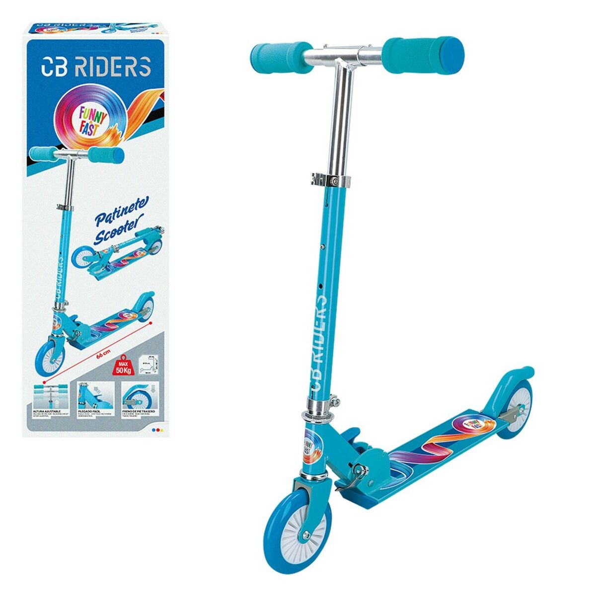 Scooter Colorbaby Blue 6 Units