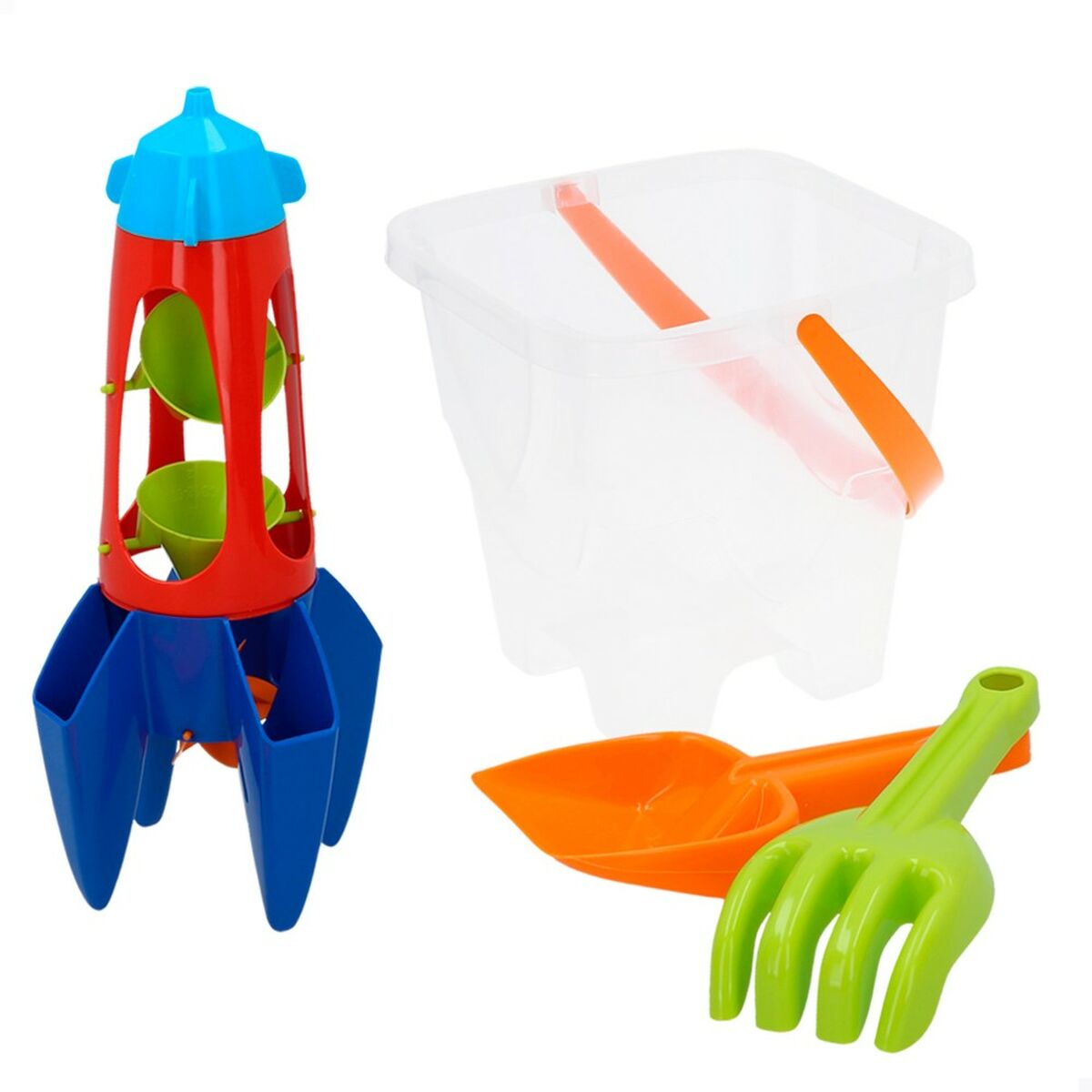 Set de jouets de plage Colorbaby polypropylène (16 Unités)