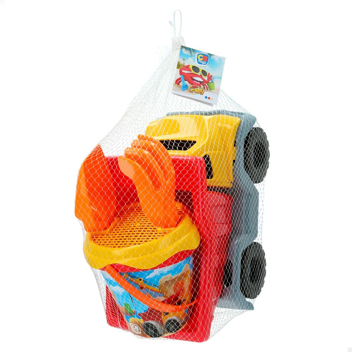 Set de jouets de plage Colorbaby MR CRABY CONSTRUCTION polypropylène (12 Unités)