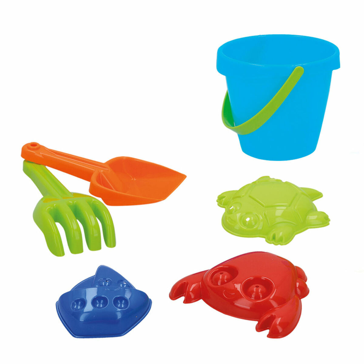 Strandspielzeuge-Set Colorbaby Polypropylen (12 Stück)