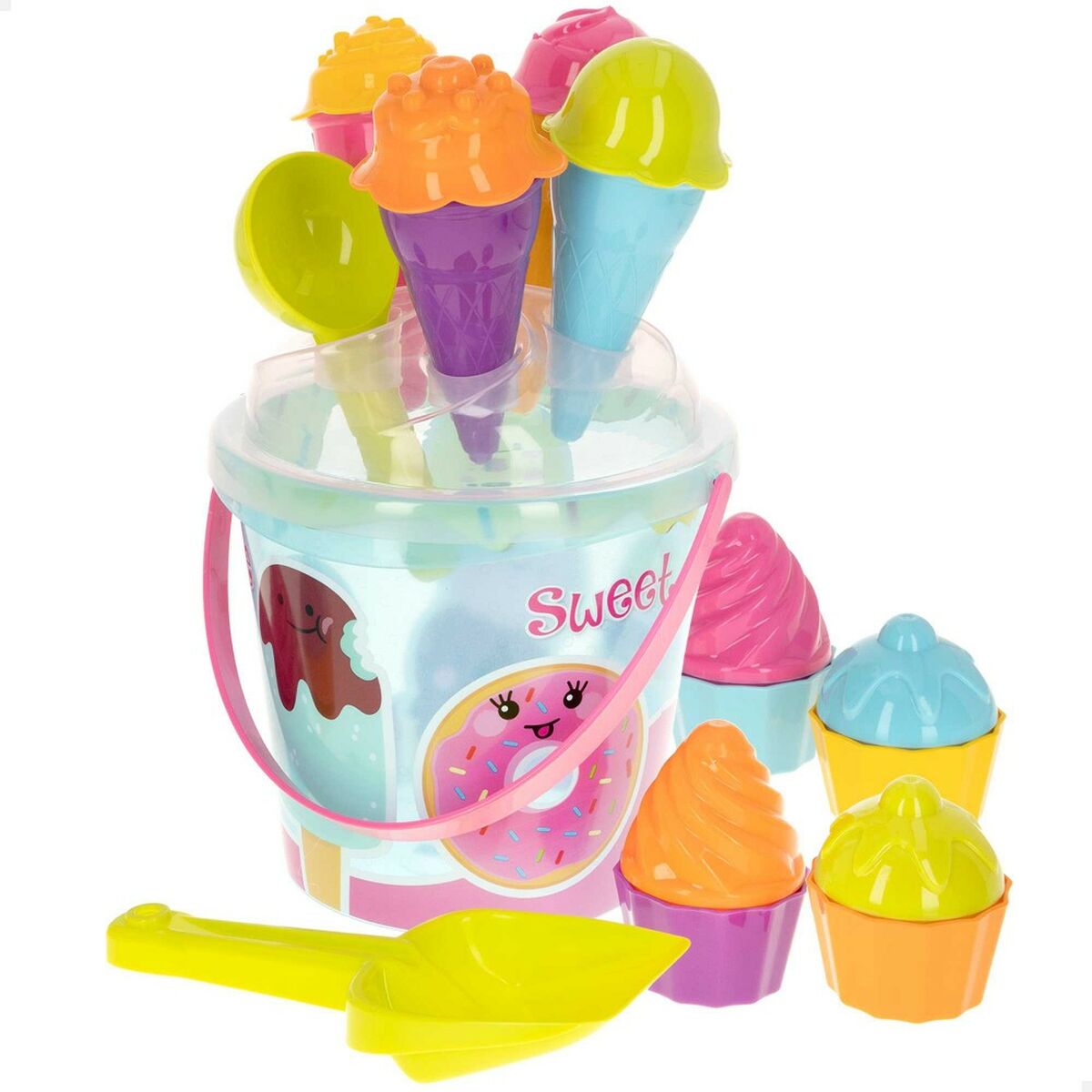 Strandspielzeuge-Set Colorbaby Polypropylen (15 Stück)