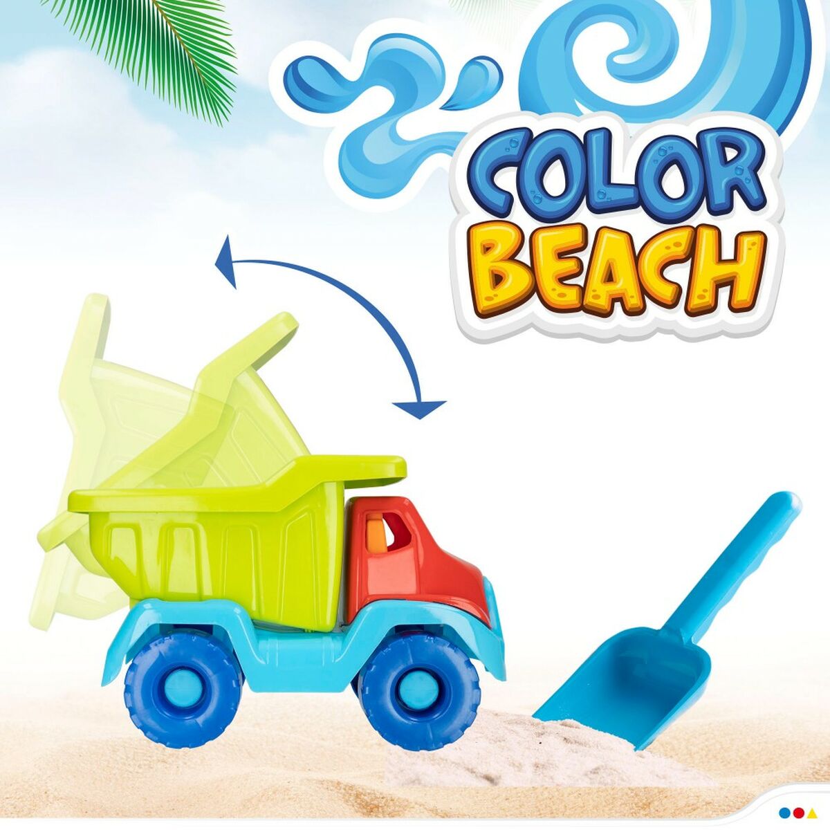 Set de jouets de plage Colorbaby polypropylène (8 Unités)