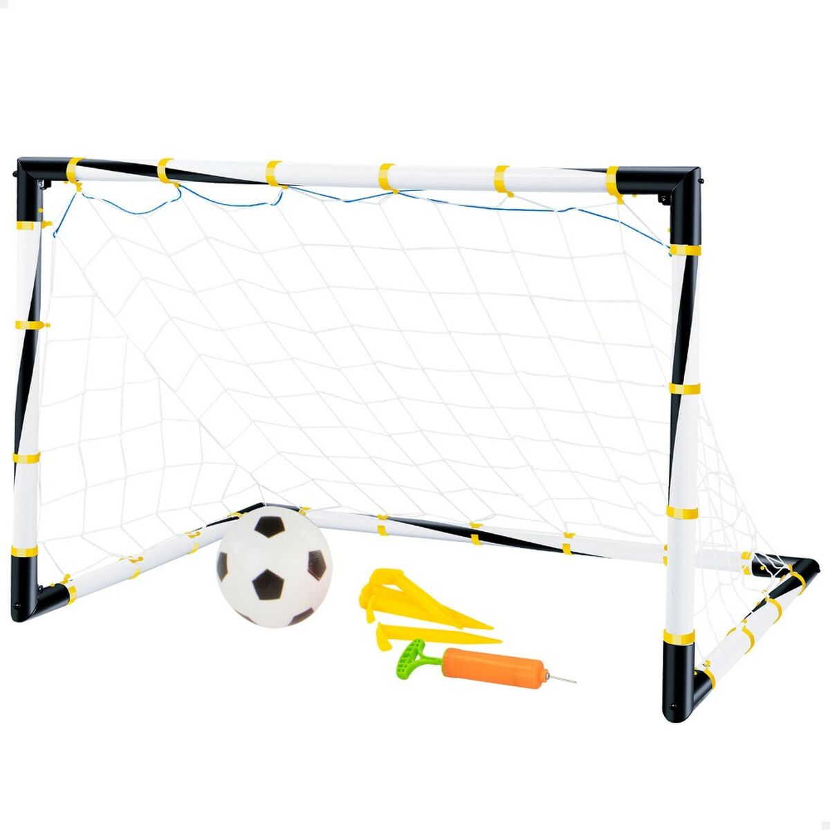 Football Goal Colorbaby Foldable 100 x 70 x 70 cm (2 Units)