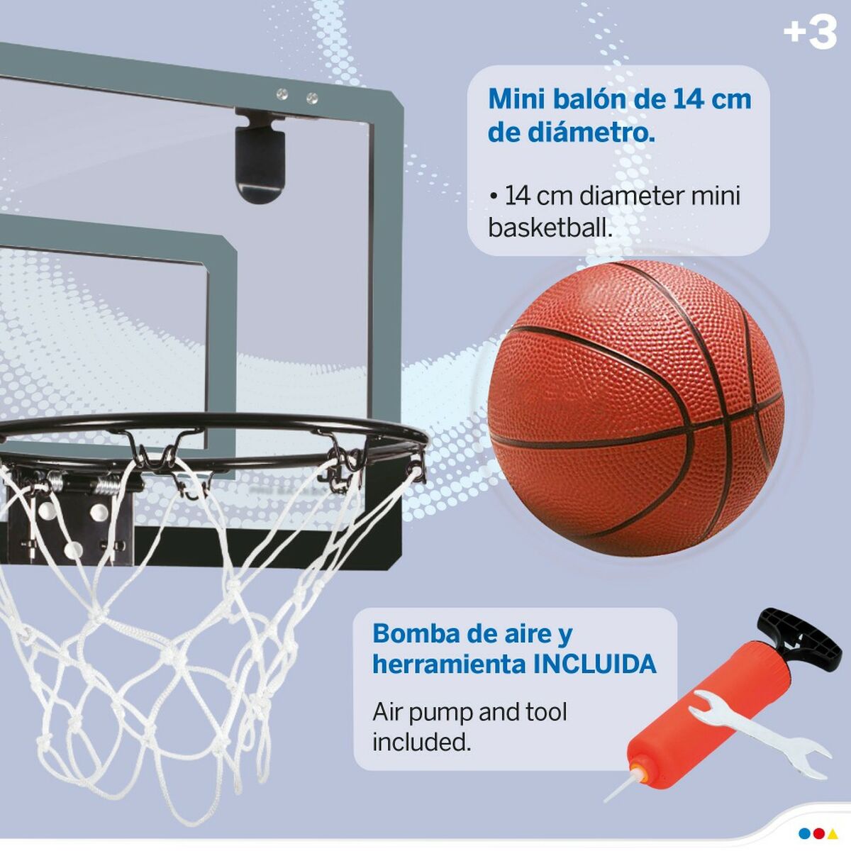 Panier de Basket Colorbaby Sport 45,5 x 30,5 x 41 cm (2 Unités)