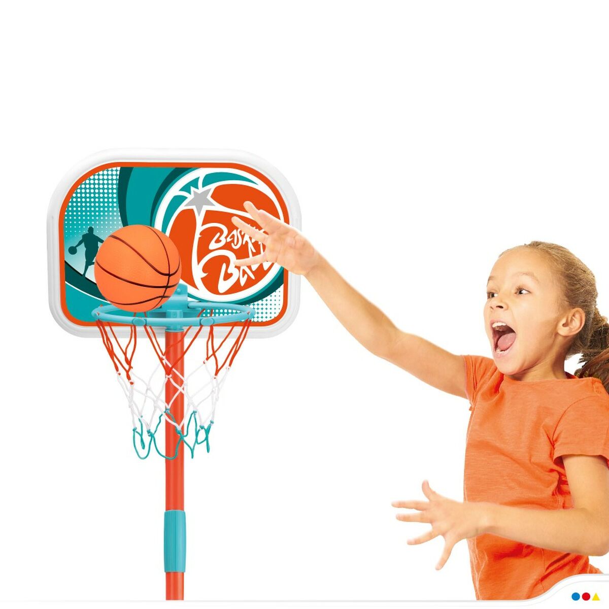 Panier de Basket Colorbaby 33 x 106 x 29 cm (4 Unités)