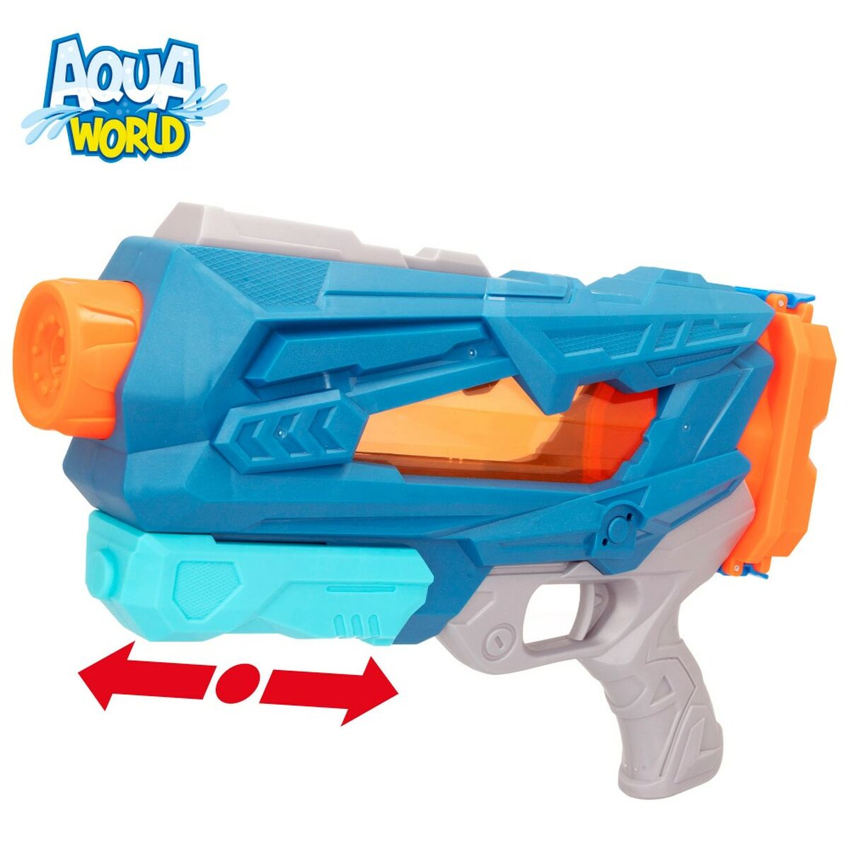 Pistolet à Eau Colorbaby AquaWorld 600 ml 33 x 21 x 7,3 cm (6 Unités)