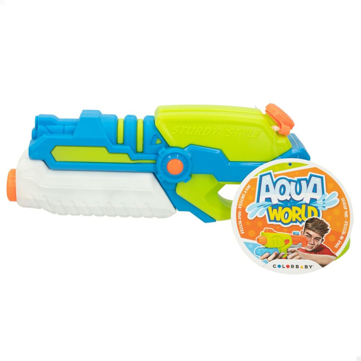 Pistolet à Eau Colorbaby AquaWorld 31 x 15 x 6,5 cm (6 Unités)