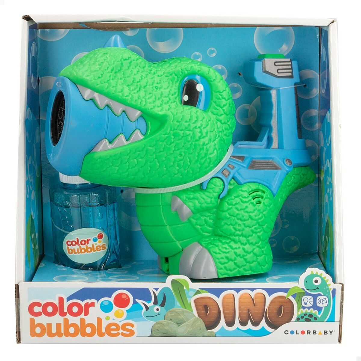 Seifenblasen Spiel Colorbaby grün Dinosaurier 150 ml 20 x 17 x 9 cm (6 Stück)