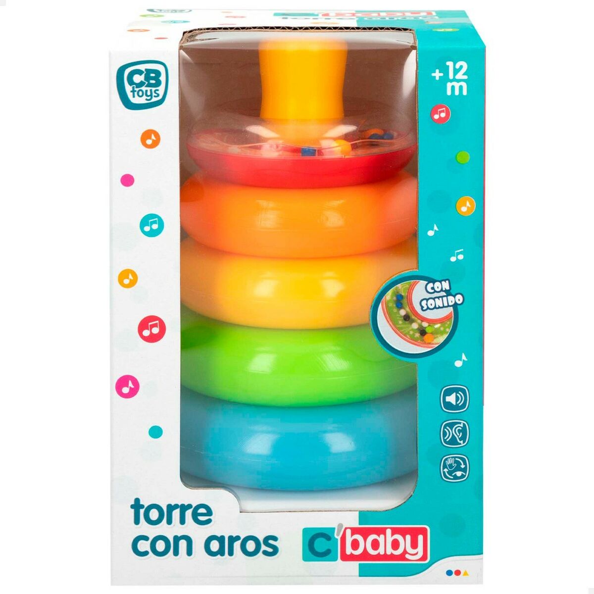 Skill Game for Babies Colorbaby 13 x 20 x 13 cm (12 Units)