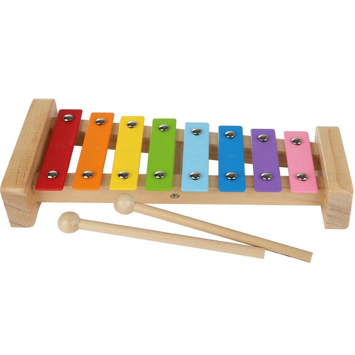 Xylophone Woomax Bois Métal 26 x 4,5 x 11,5 cm (6 Unités)