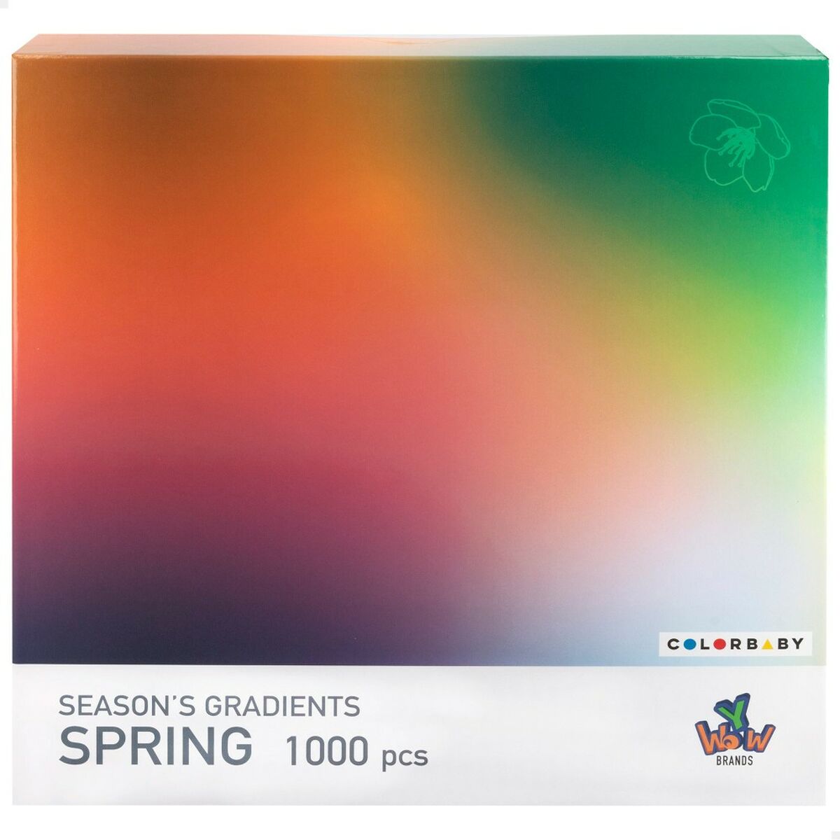 Puzzle Colorbaby Season's Gradients Spring 68 x 50 cm (6 Units)