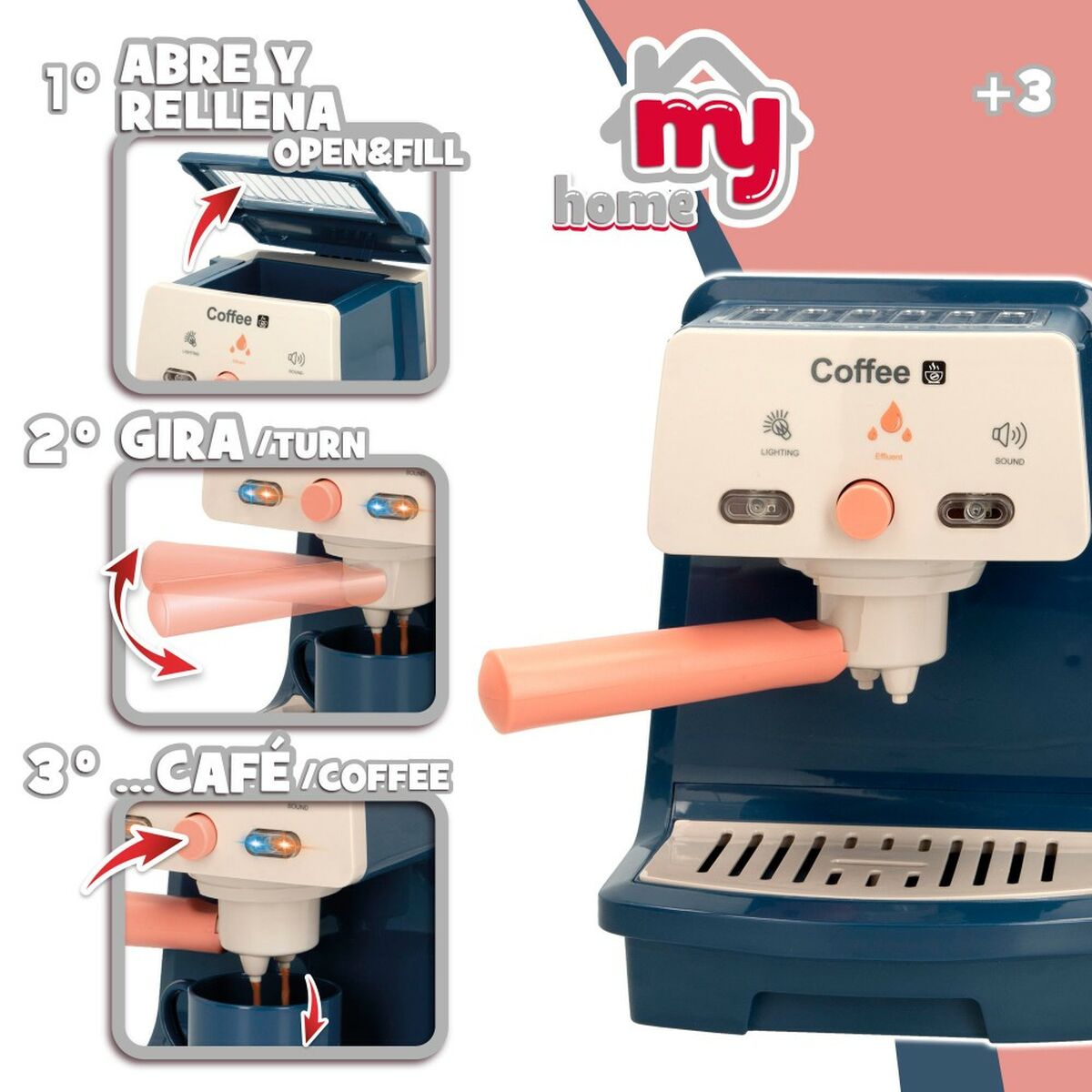 Cafetière en jouet Colorbaby (6 Unités)