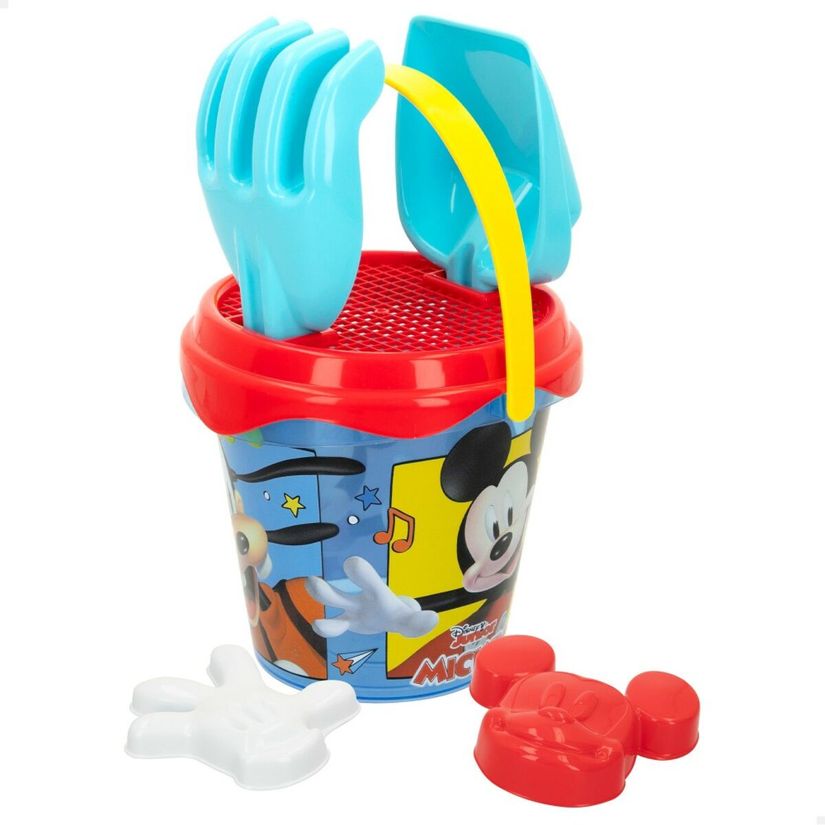 Set de jouets de plage Mickey Mouse Ø 14 cm Plastique (24 Unités)