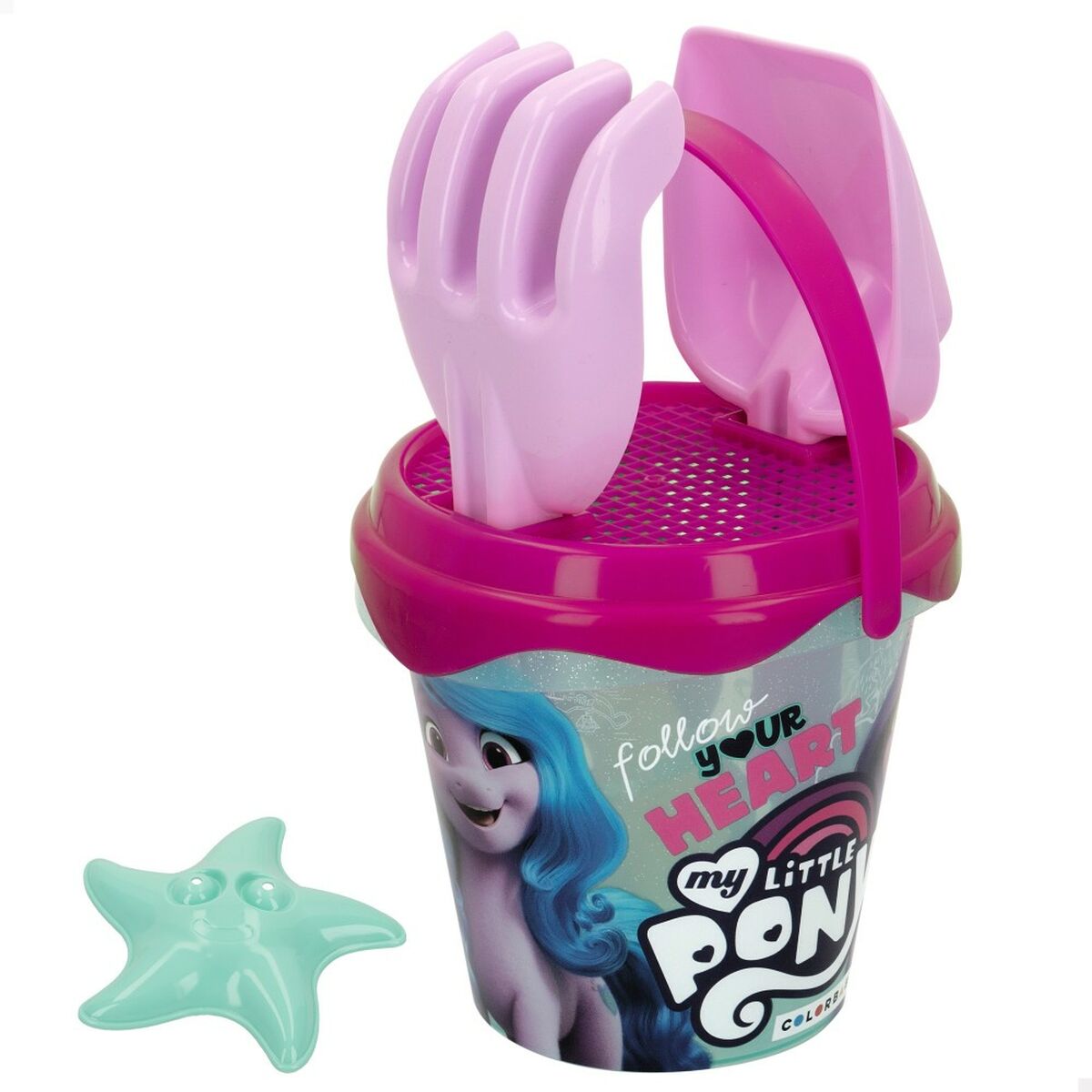 Strandspielzeuge-Set My Little Pony Ø 14 cm Polypropylen (24 Stück)