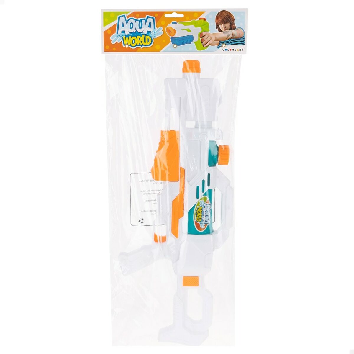 Pistolet à Eau Colorbaby AquaWorld 47,5 x 18,5 x 6,5 cm (12 Unités)