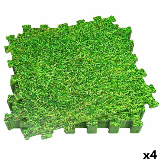 Kinderpuzzle Aktive Rasen 8 Stücke Moosgummi 50 x 0,4 x 50 cm (4 Stück)