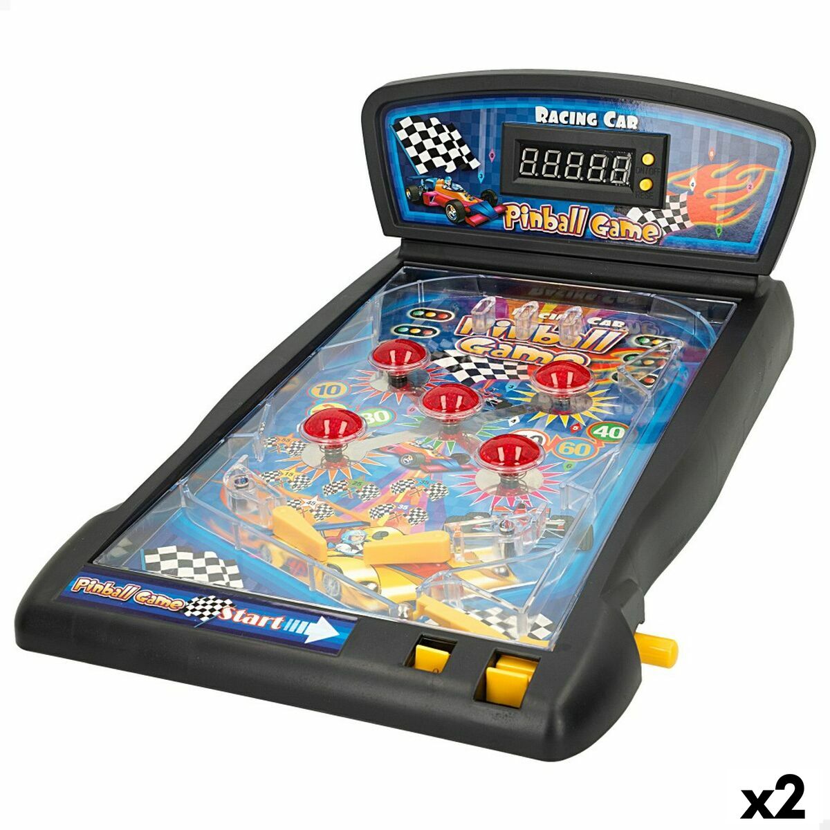 Tischspiel Colorbaby Pinball (2 Stück)