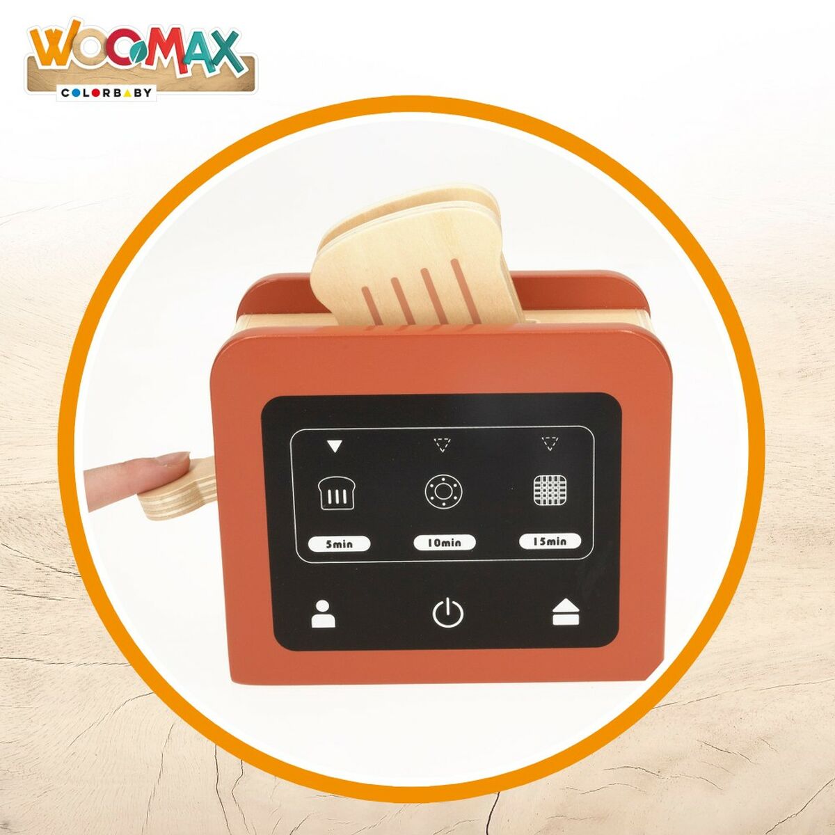 Spielzeug-Toaster Woomax 10 Stücke 18,5 x 12,5 x 7,5 cm (4 Stück)