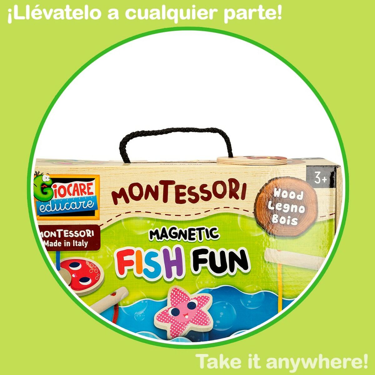 Jeu de société Lisciani Montessori Pêche (6 Unités)