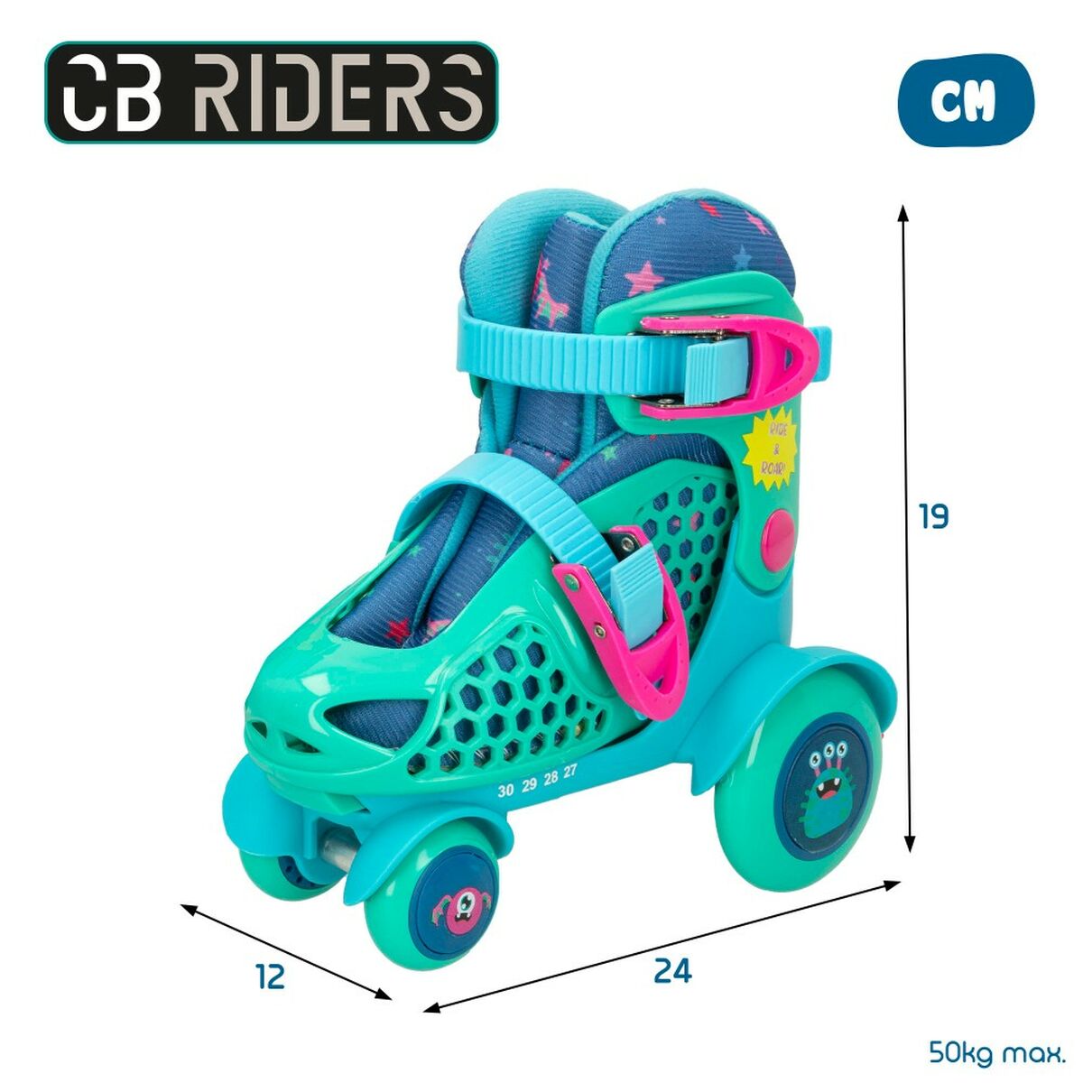 Roller Colorbaby Monster 27-30 (4 Stück)