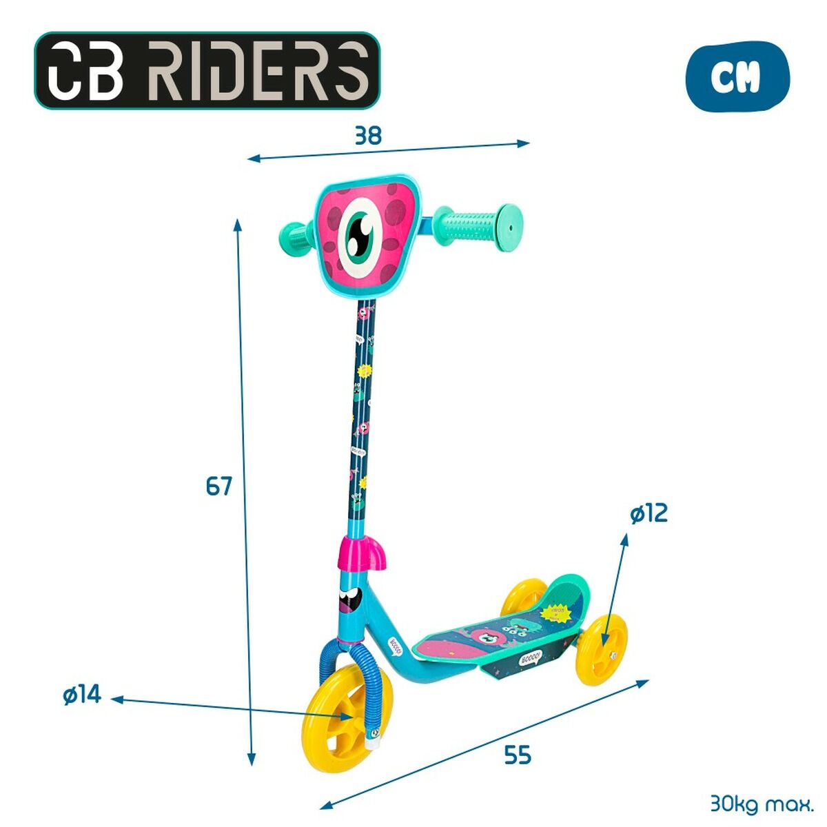 Scooter Colorbaby Monster (4 Units)